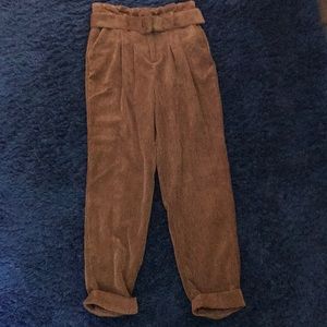 brown corduroy pants
